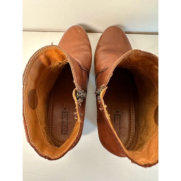 Pikolinos women’s brown leather ankle boots size 39.   #S-1537 - Picture 6 of 8